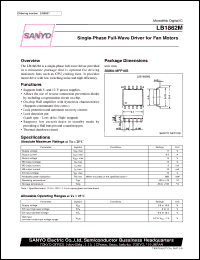 LB1862M datasheet: Single-phase full-wave driver for fan motor LB1862M