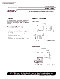 LB1669M datasheet: 2-phases unipolar brushless motor driver LB1669M