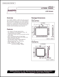 LC7930N datasheet: LCD driver LC7930N