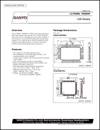 LC7930NW datasheet: LCD driver LC7930NW