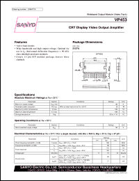 VP453 datasheet: CTR display video output amplifier VP453