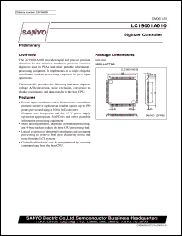 LC19001A010 datasheet: Digitizer controller LC19001A010