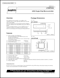 LC86P5032 datasheet: 8-bit single-chip microcontroller LC86P5032