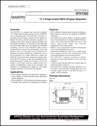 STK732C datasheet: 15V single output MOS chopper regulator STK732C