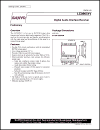 LC89051V datasheet: Digital audio interface receiver LC89051V