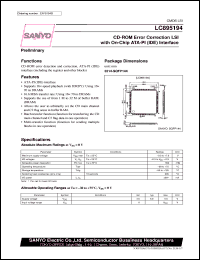 LC895194 datasheet: CD-ROM error correction LSI with on-chip ATAPI (IDE) interface LC895194