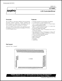 LC7986C datasheet: LCD controller/driver LC7986C