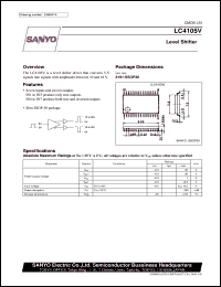 LC4105V datasheet: Level shifter LC4105V