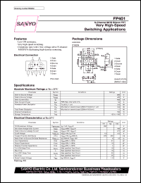FP401 datasheet: N-channel MOSFET, high-speed switching application FP401