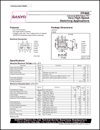 FP402 datasheet: N-channel MOSFET, high-speed switching application FP402