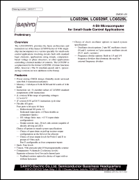 LC6529F datasheet: 4-bit microcomputer for small-scale control application LC6529F