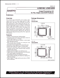 LC82102 datasheet: Image processing circuit for FAX, copier and OCR product LC82102