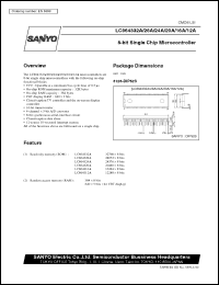 LC864332A datasheet: 8-bit single chip microcontroller LC864332A