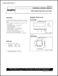 LC865024A datasheet: 8-bit single chip microcontroller LC865024A