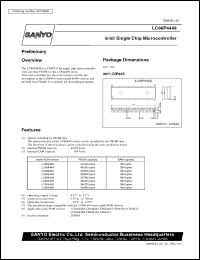 LC86P4448 datasheet: 8-bit single chip microcontroller LC86P4448