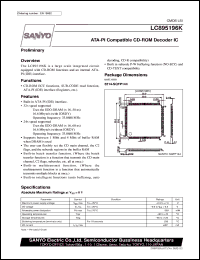 LC895196K datasheet: ATAPI compatible CD-ROM decoder IC LC895196K