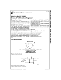 LM123KSTEEL datasheet: 3-Amp, 5-Volt Positive Regulator LM123KSTEEL