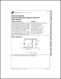 7703404XA datasheet: 3-Terminal Adjustable Negative Regulator (High Voltage) 7703404XA