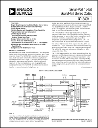 AD1849 datasheet: Serial-Port 16-Bit SoundPort Stereo Codec AD1849