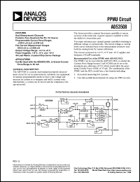 AD53508 datasheet: The AD53508 Is A Dual Channel Parametric Measurement Circuit With Five Current Measurement Ranges And Output Voltage Range Of -4V to +9V AD53508