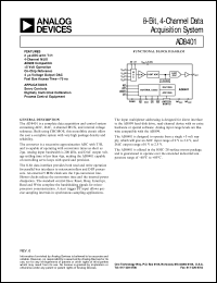 AD8401 datasheet: 8-Bit I/O Port AD8401