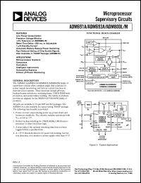 ADM691A datasheet: Microprocessor Supervisory Circuit ADM691A
