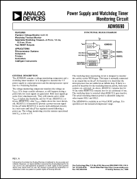 ADM9690 datasheet: Power Supply and Watchdog Timer Monitoring Circuit ADM9690