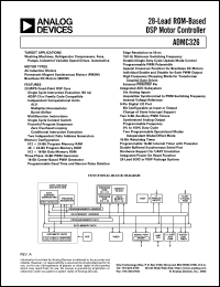 ADMC326 datasheet: 28-Pin Single Chip Based Motor Contoller ADMC326