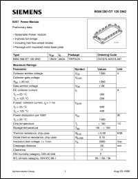 BSM200GT120DN2 datasheet: 1200V/300A IGBT power module BSM200GT120DN2