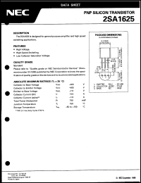 2SA1625/JD datasheet: Silicon transistor 2SA1625/JD