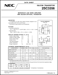 2SC3356-T1B datasheet: For amplify low noise and high frequency 2SC3356-T1B