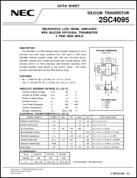 2SC4095R-T1 datasheet: For amplify microwave and low noise. 2SC4095R-T1