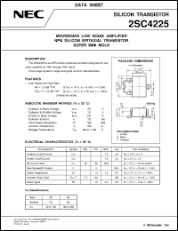 2SC4225 datasheet: Silicon transistor 2SC4225