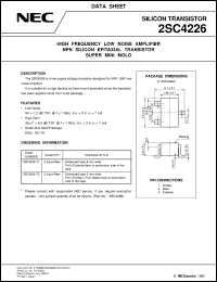 2SC4226-T2 datasheet: Silicon transistor 2SC4226-T2