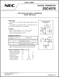 2SC4570 datasheet: NPN epitaxial type silicon transistor 2SC4570