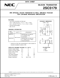 2SC5179-T2 datasheet: High fT, high gain transistor 2SC5179-T2