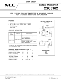 2SC5182-T2 datasheet: High fT, high gain transistor 2SC5182-T2