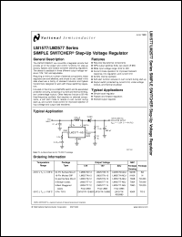 LM2577T-15 datasheet: SIMPLE SWITCHER Step-Up Voltage Regulator LM2577T-15