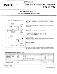 2SJ179 datasheet: P-channel power MOS FET 2SJ179