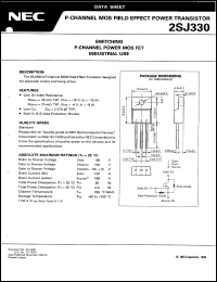 2SJ330 datasheet: P-channel enhancement type 2SJ330