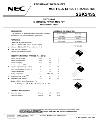 2SK3435-Z datasheet: Nch power MOS FET 2SK3435-Z