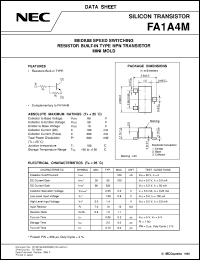 FA1A4M-T1B datasheet: Compound transistor FA1A4M-T1B
