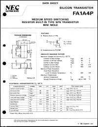 FA1A4P-T1B datasheet: Compound transistor FA1A4P-T1B