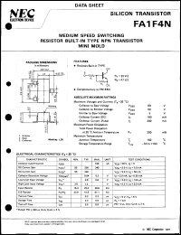 FA1F4N-L datasheet: Compound transistor FA1F4N-L