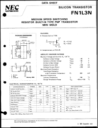 FN1L3N-T2B datasheet: Compound transistor FN1L3N-T2B