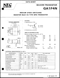 GA1F4N datasheet: Hybrid transistor GA1F4N