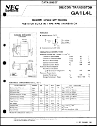 GA1L4L-T1 datasheet: Hybrid transistor GA1L4L-T1