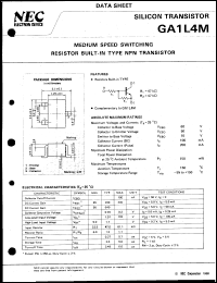 GA1L4M-T2 datasheet: Hybrid transistor GA1L4M-T2