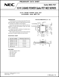 NEZ7785-8D1-8DD datasheet: C-band 15W Po GaAs FET NEZ7785-8D1-8DD