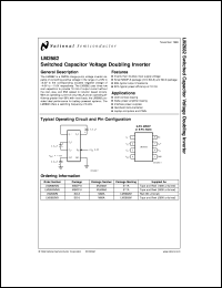 LM2682MM datasheet: Switched Capacitor Voltage Doubling Inverter LM2682MM